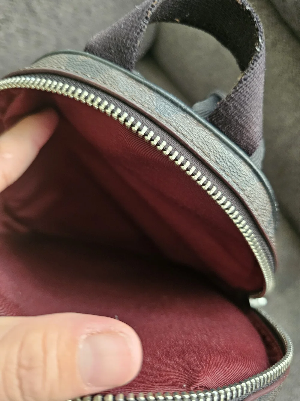 Coach pocket straps